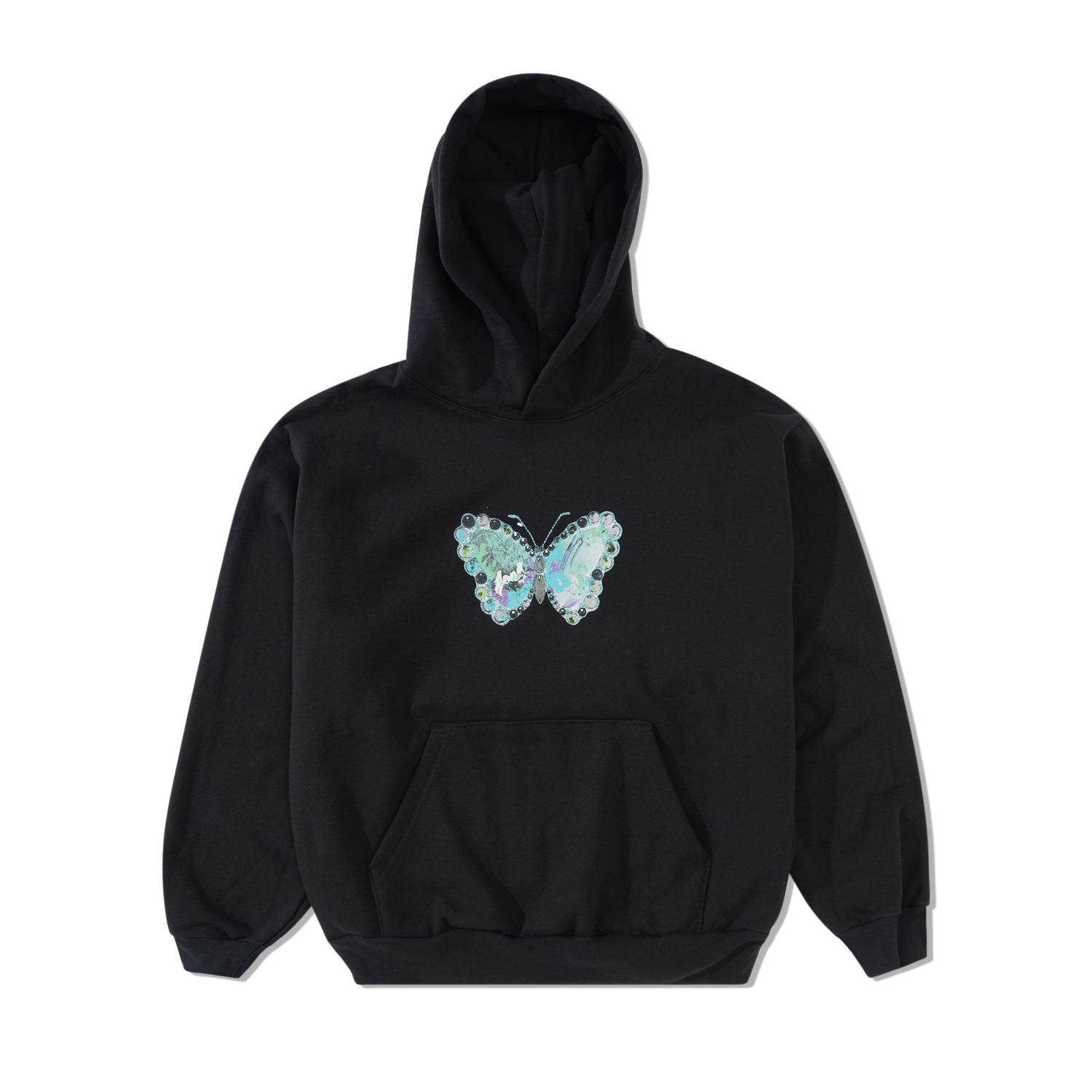 Jewel Pullover Hood, Navy