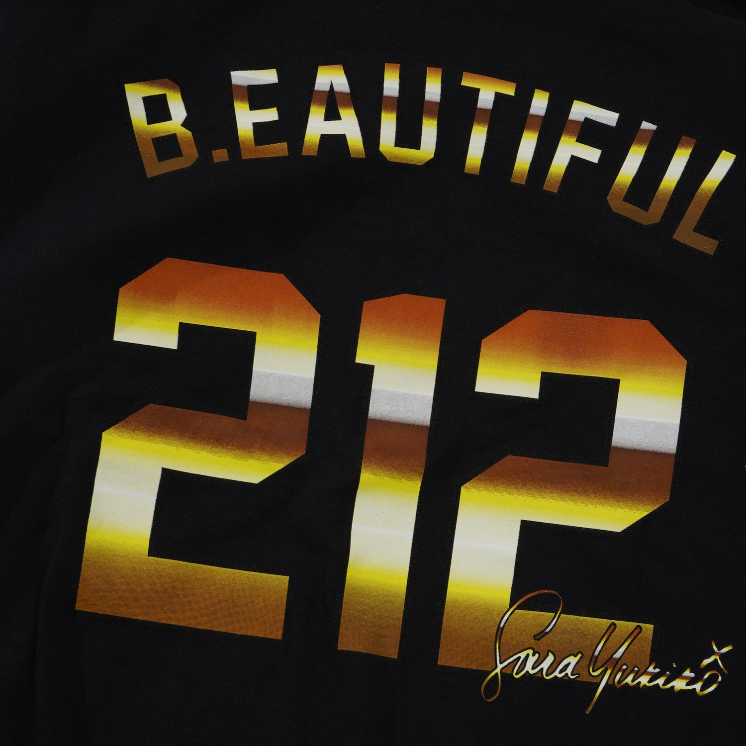 b.Eautiful x Sara Yukiko Mon Wavy NY Zip-Thru Pullover Hood, Navy