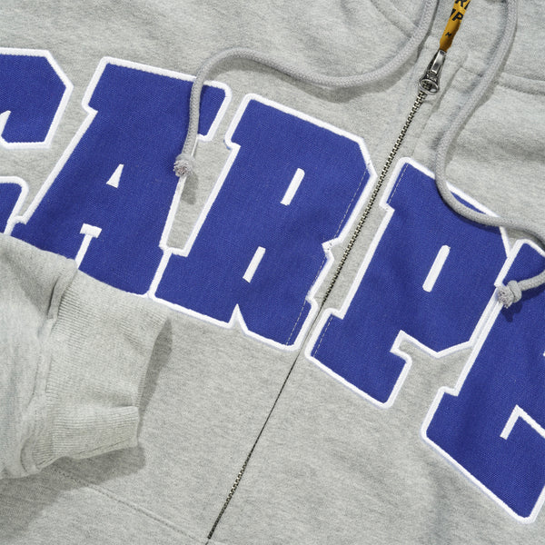 Carpet Company Varsity Hoodie, Grey