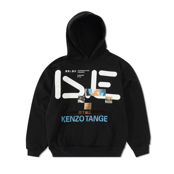 b.Eautiful Tange Issue Pullover Hood, Black