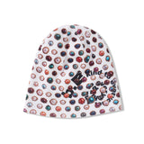 Jewel Beanie, White / Black