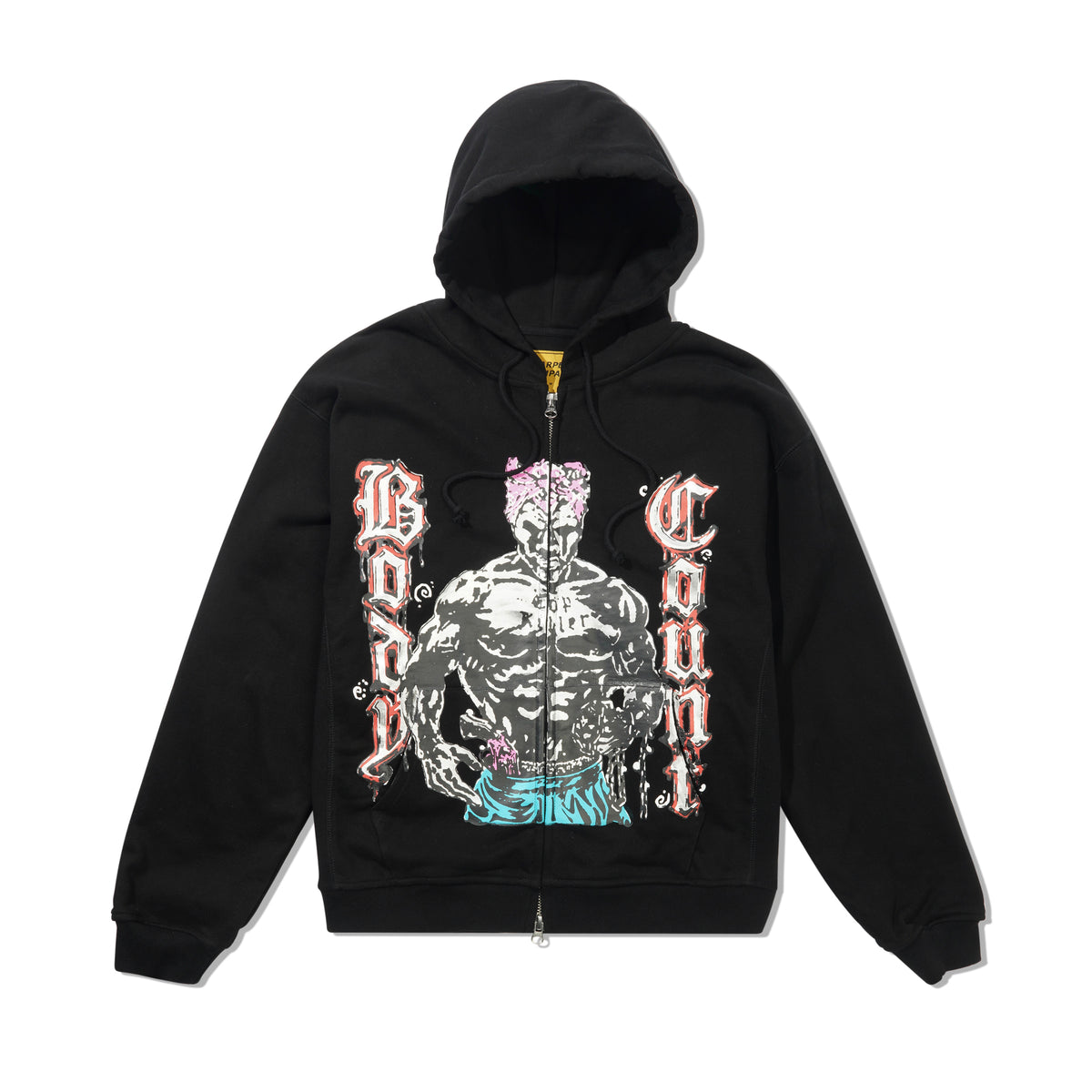 Bodycount Zip Hoodie, Black