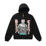 Bodycount Zip Hoodie, Black