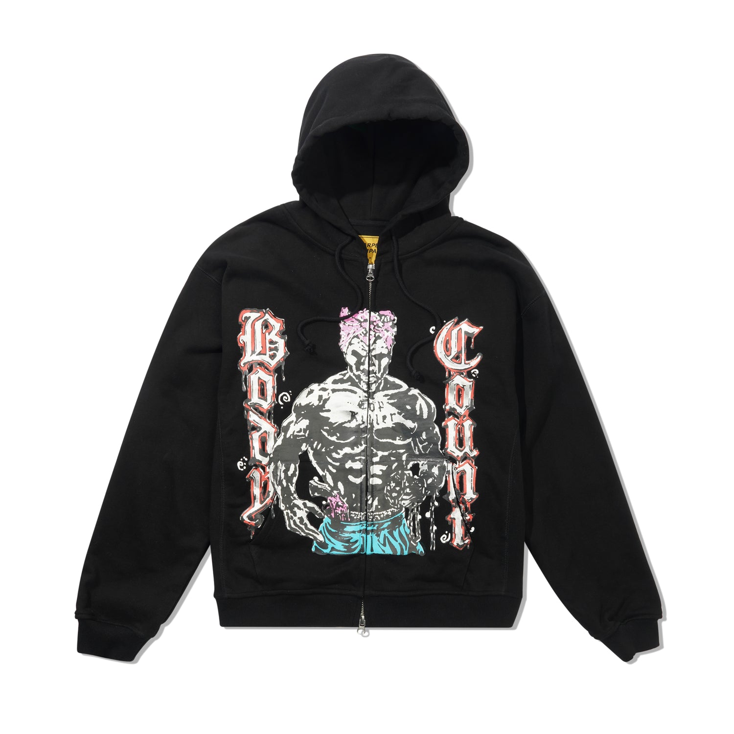 Bodycount Zip Hoodie, Black
