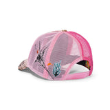 Biyu Trucker Hat, Pink Plush / Pink Camo