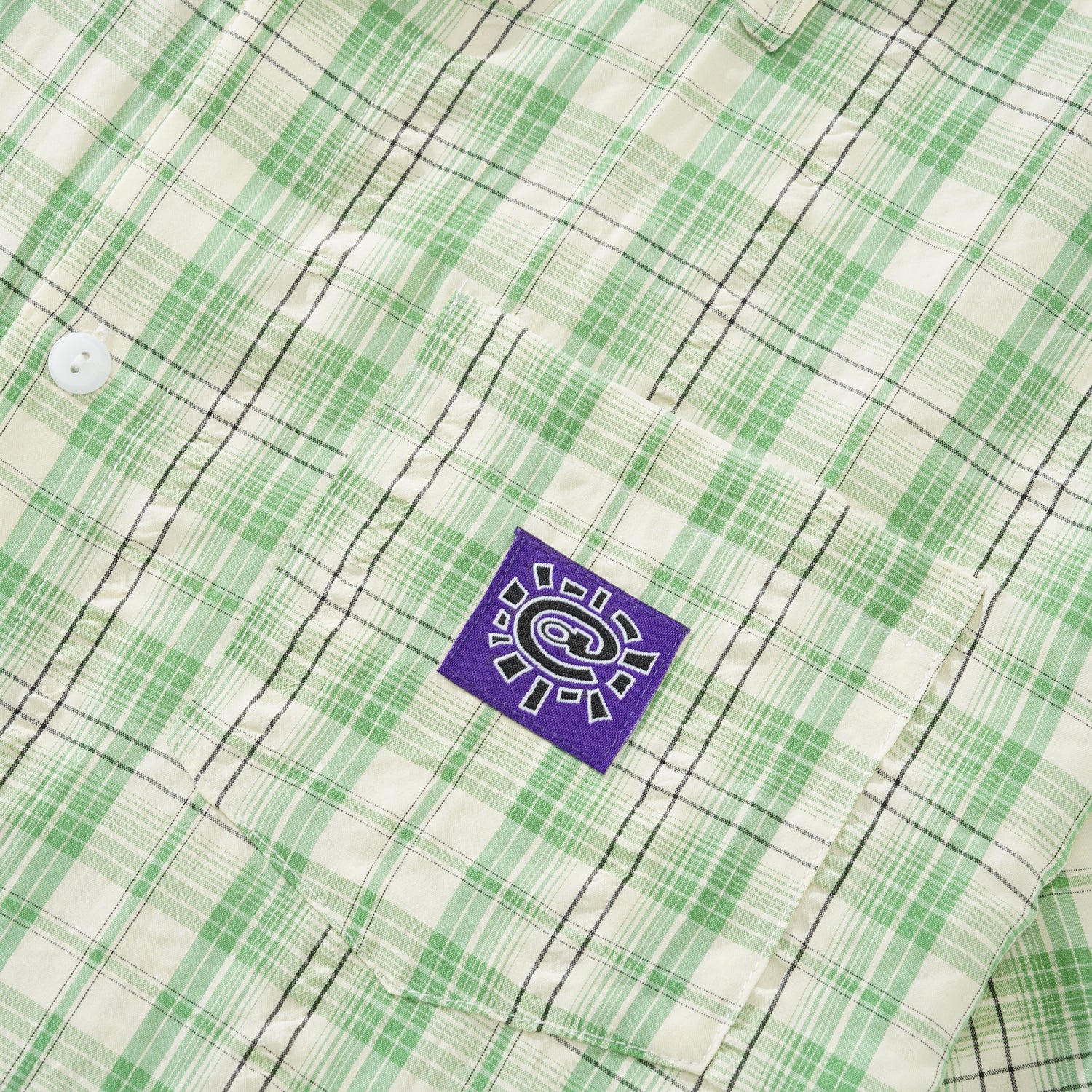 Seersucker S/S Shirt, Green