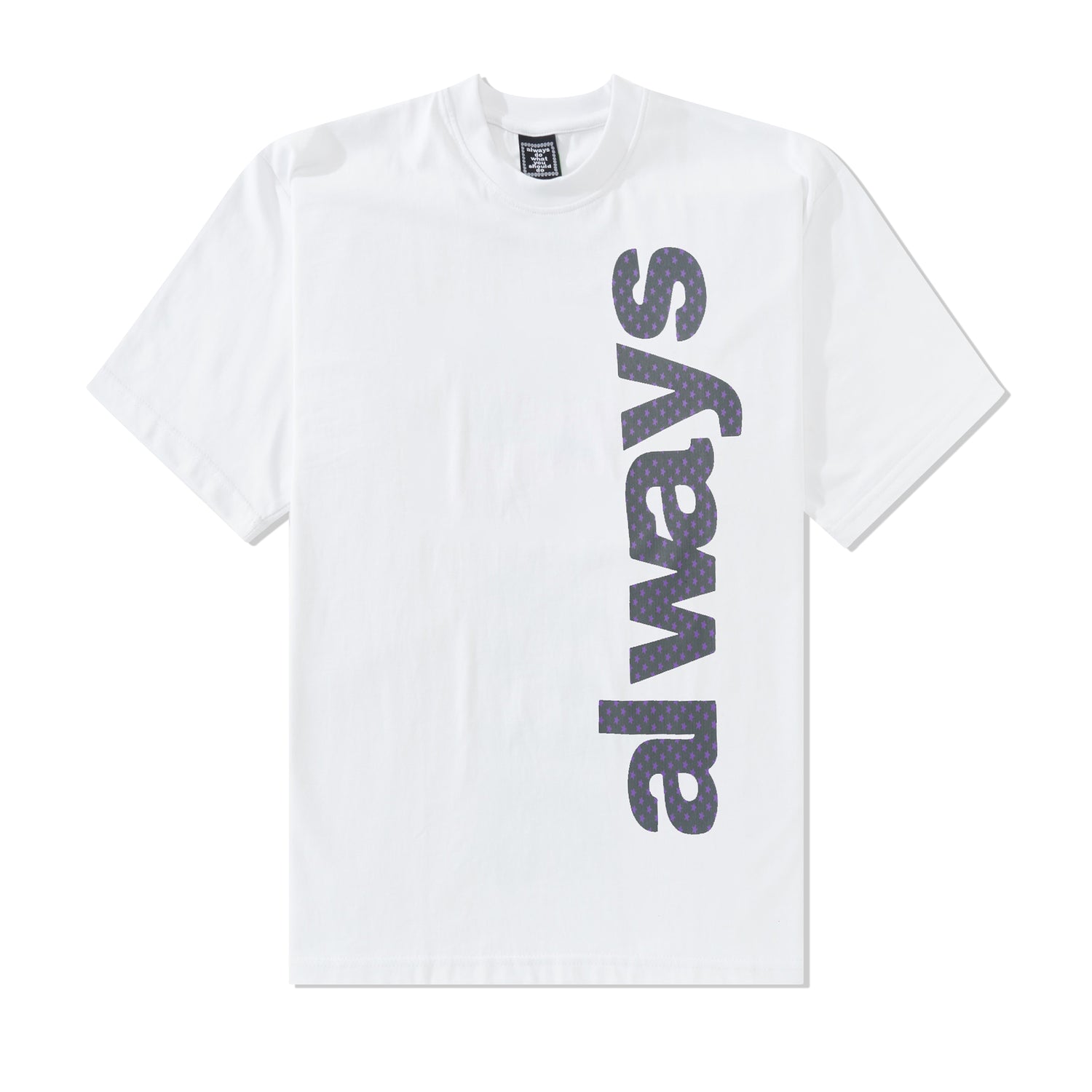 Always Up Star Tee, White