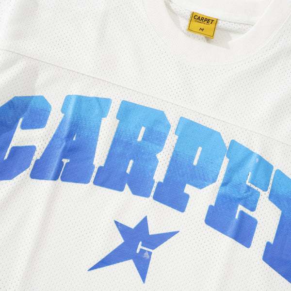 Carpet Company Football Jersey, White