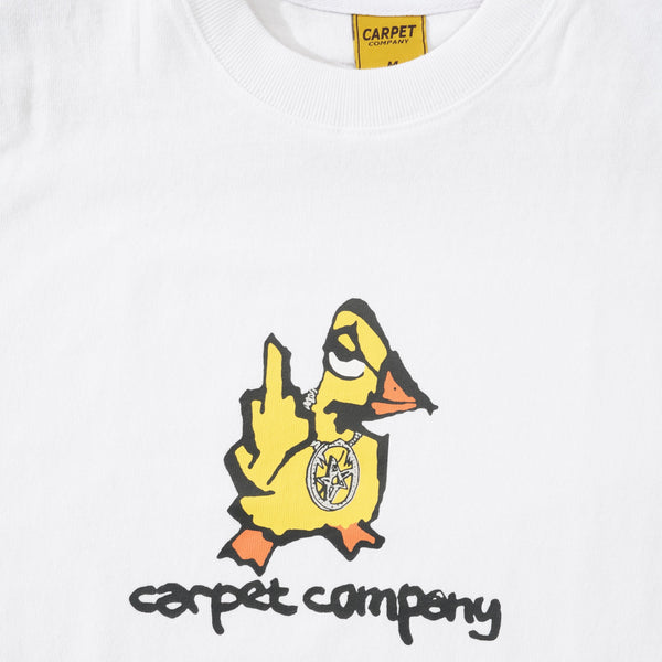 Carpet Company Duck You Tee, White