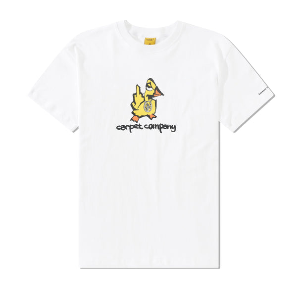 Carpet Company Duck You Tee, White