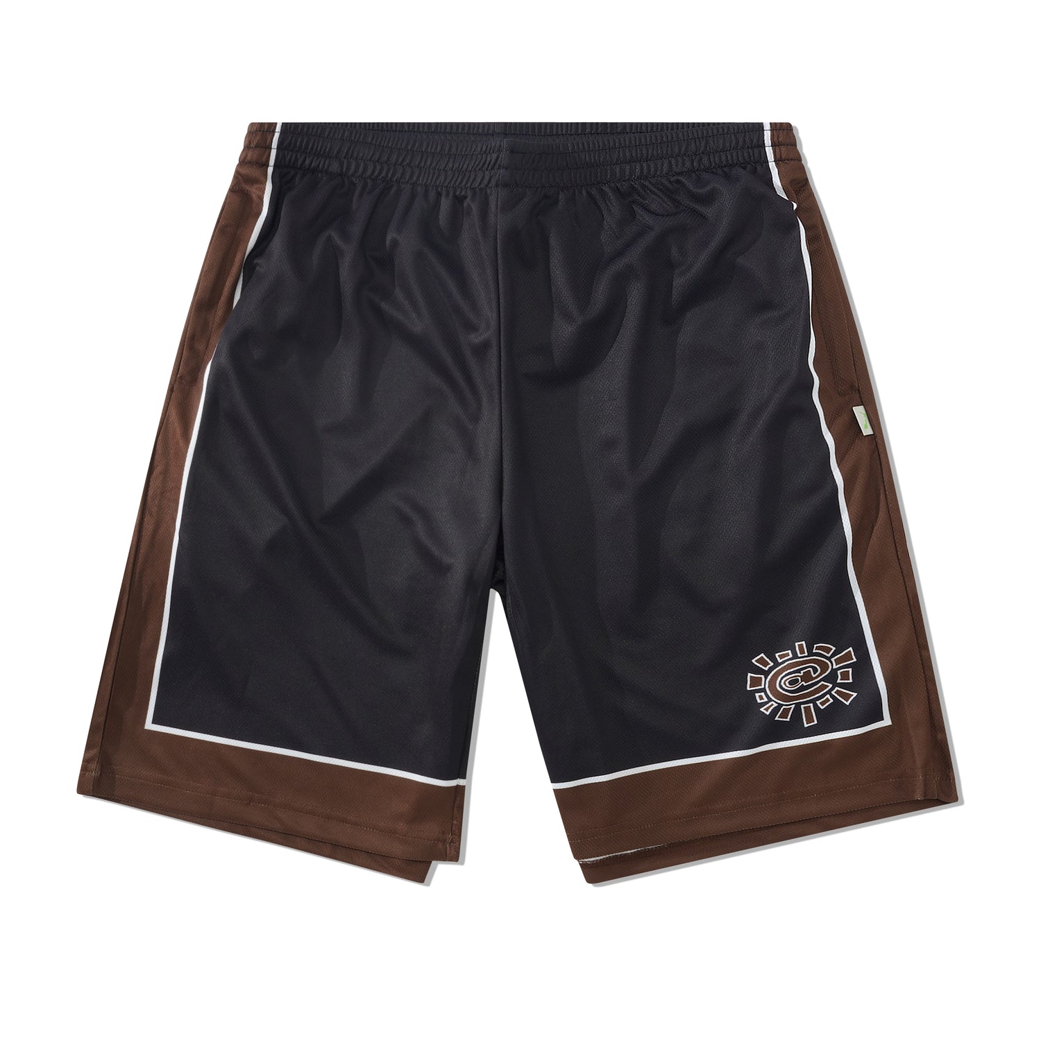 Court Shorts, Black / Brown