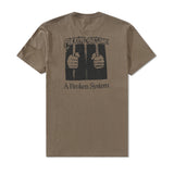 A Broken System Tee, Olive