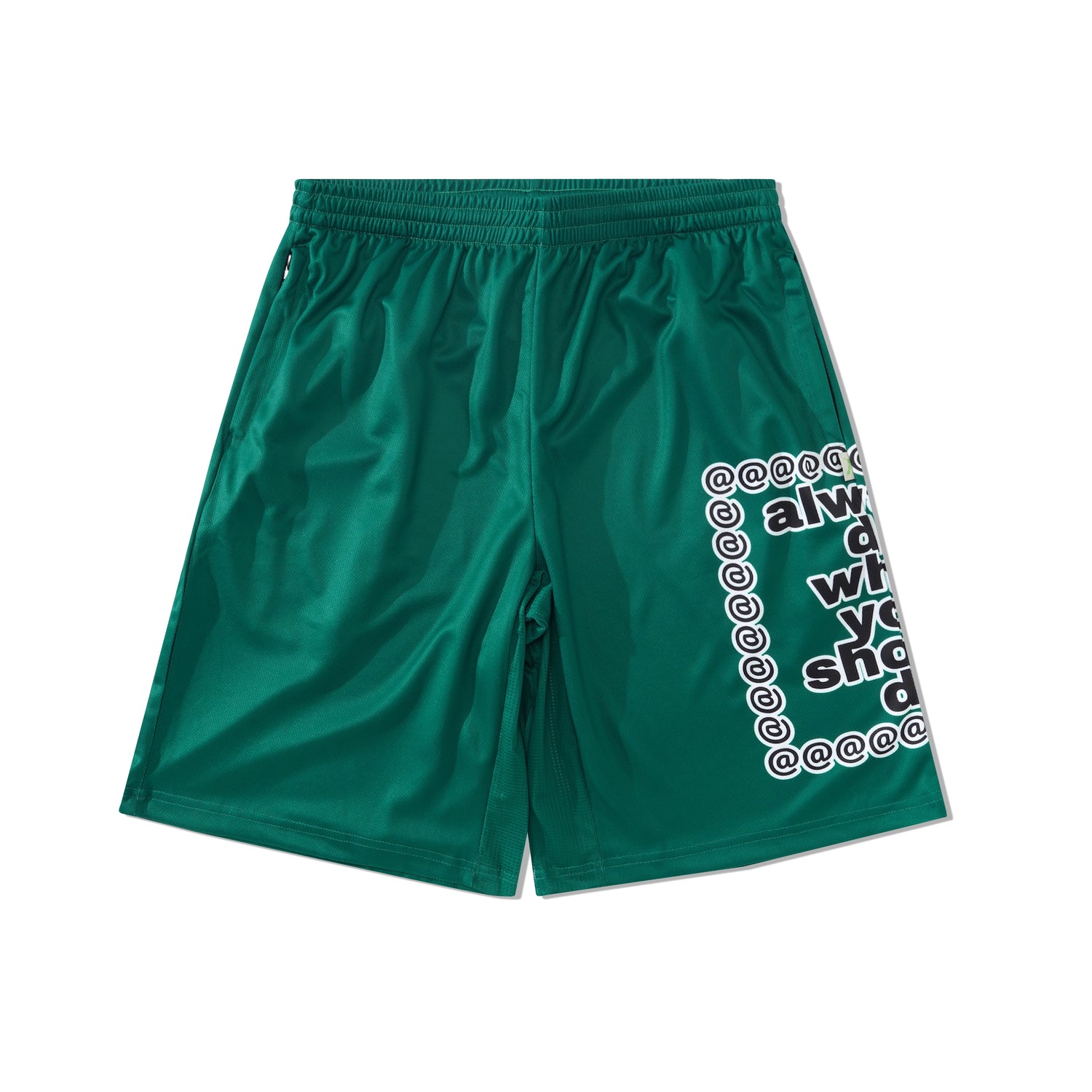 Big ADWYSD Court Shorts, Forest Green