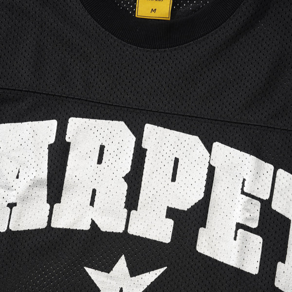 Carpet Company Football Jersey, Black
