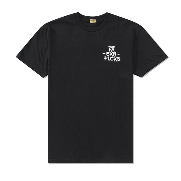 Fucking Awesome SK8 Fucks Tee, Black