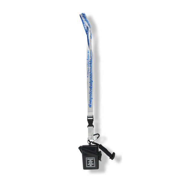 Always Do What You Should Do Lanyard Case, Black