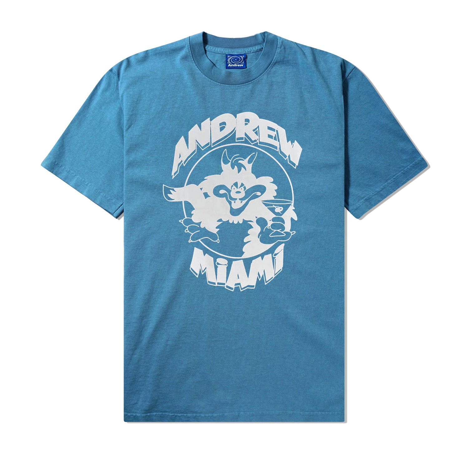 Lounge Cat Tee, Blue Moon