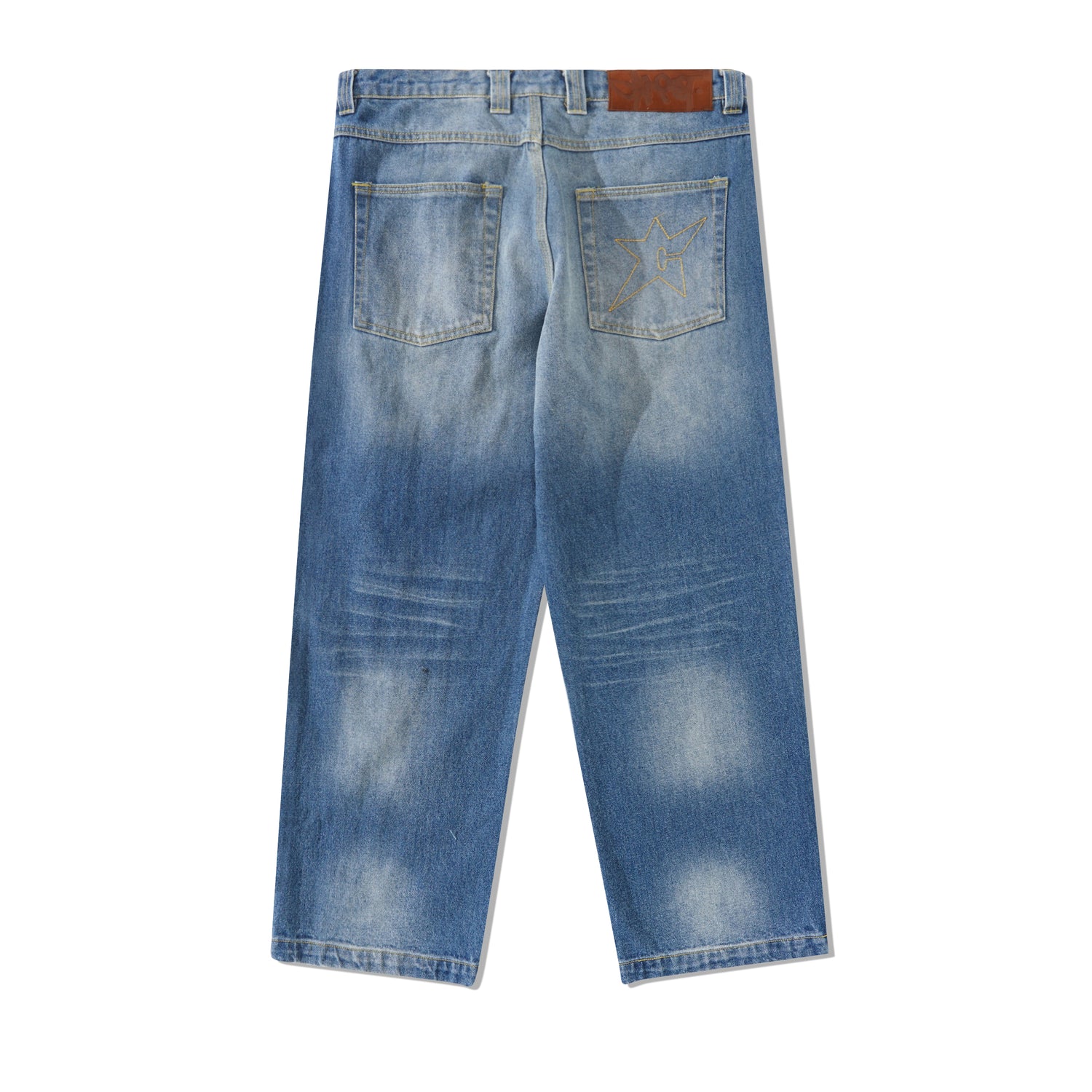 C-Star Stitch Denim Jeans, Fade Blue