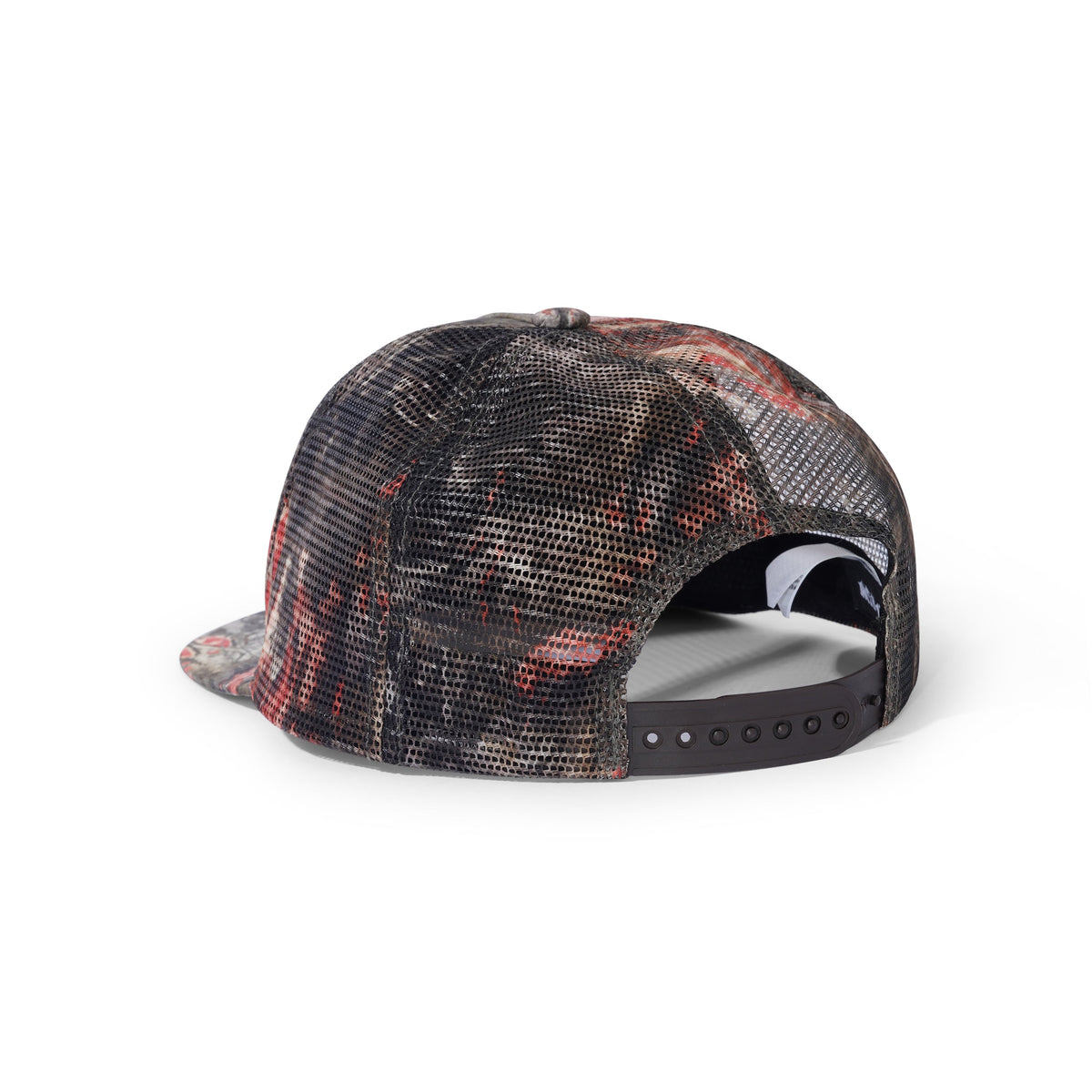 Three Spiral Trucker Hat, Camo