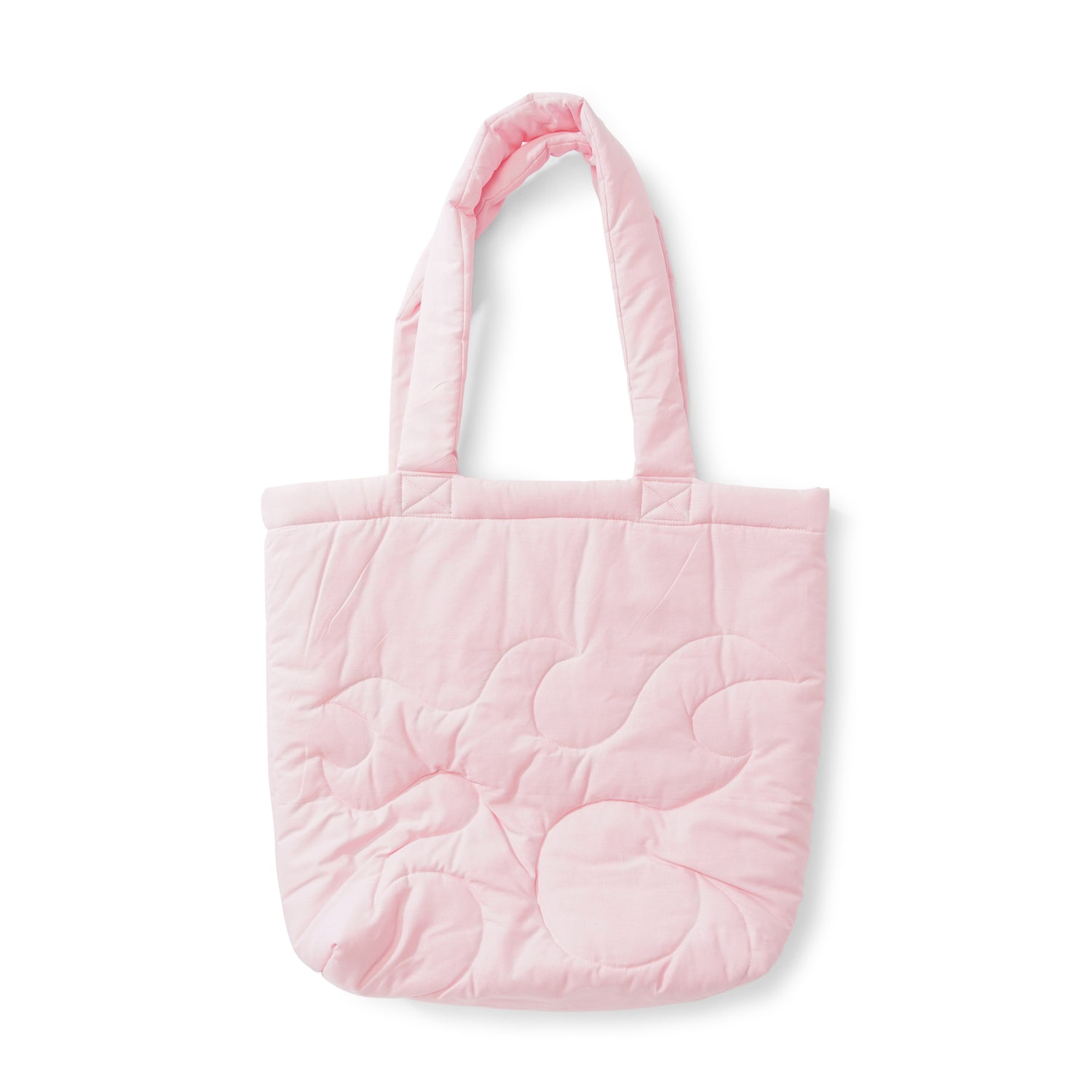 Quilted Tote Bag, Pink