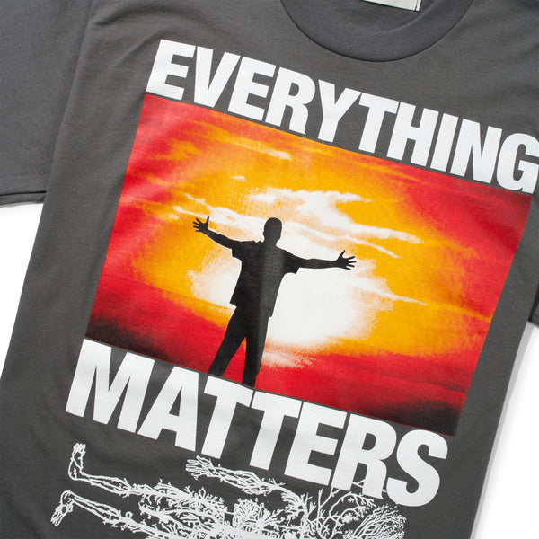 Henry Johnson Everything Matters Tee, Grey / Charcoal