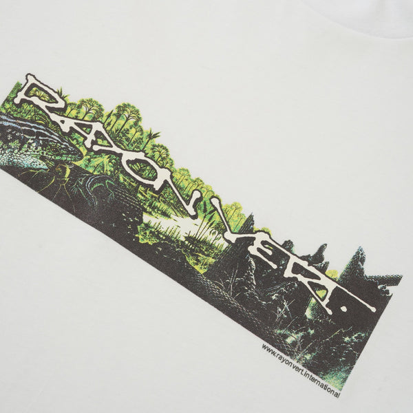 Rayon Vert Mesozoic Tee, Ghost White