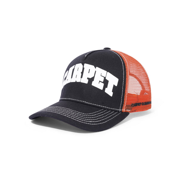 Carpet Company Cowboy Trucker Hat, Black / Brown