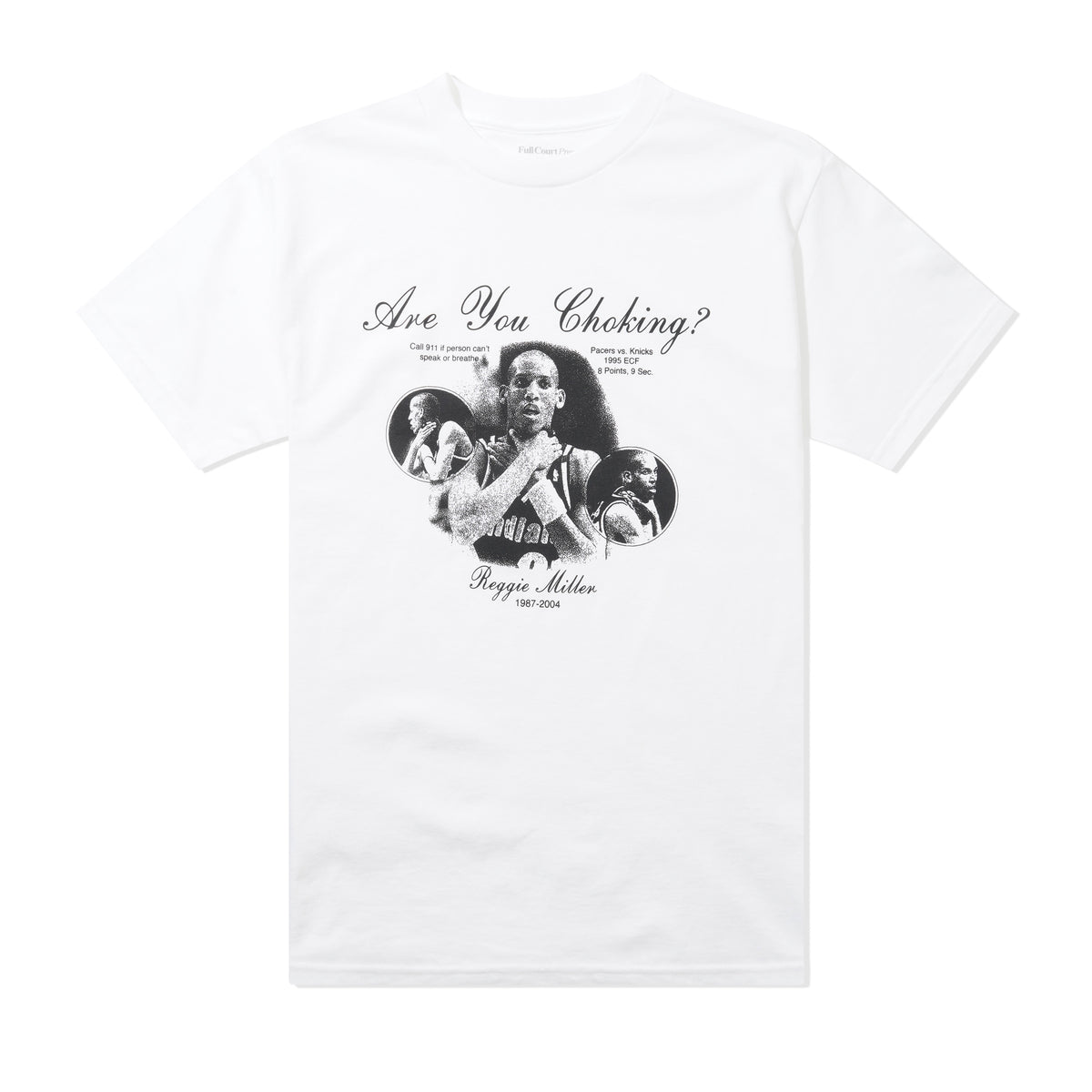 Reggie Miller Tee, White