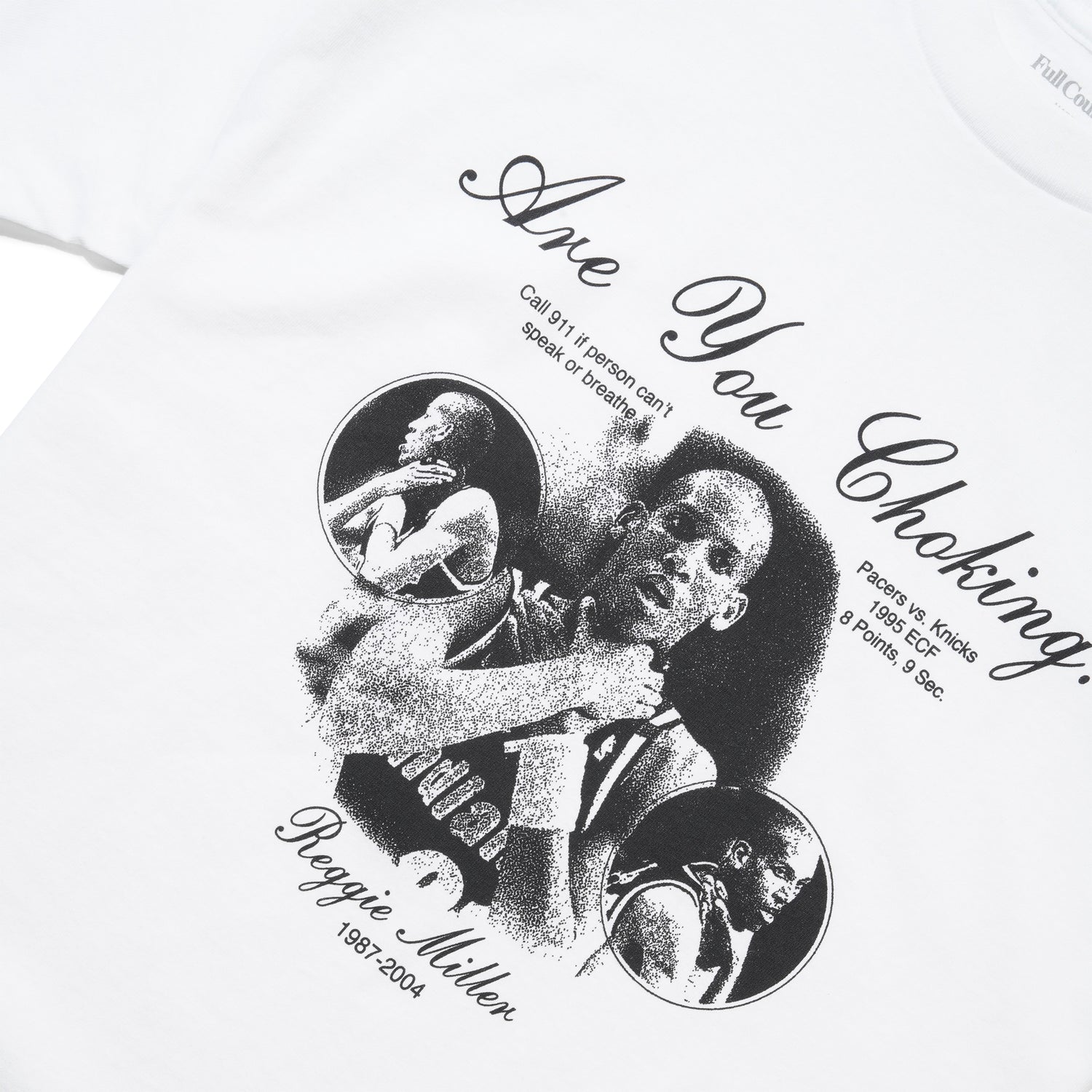 Reggie Miller Tee, White