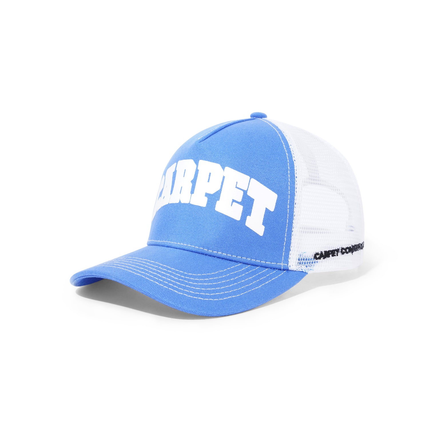 Cowboy Trucker Hat, Blue / White