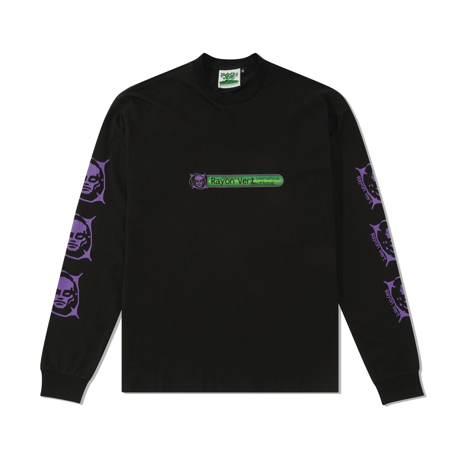 Toxic L/S Tee, Golgotha Black