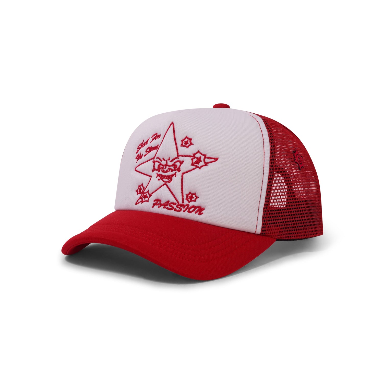 Target Practice Trucker Hat, Red