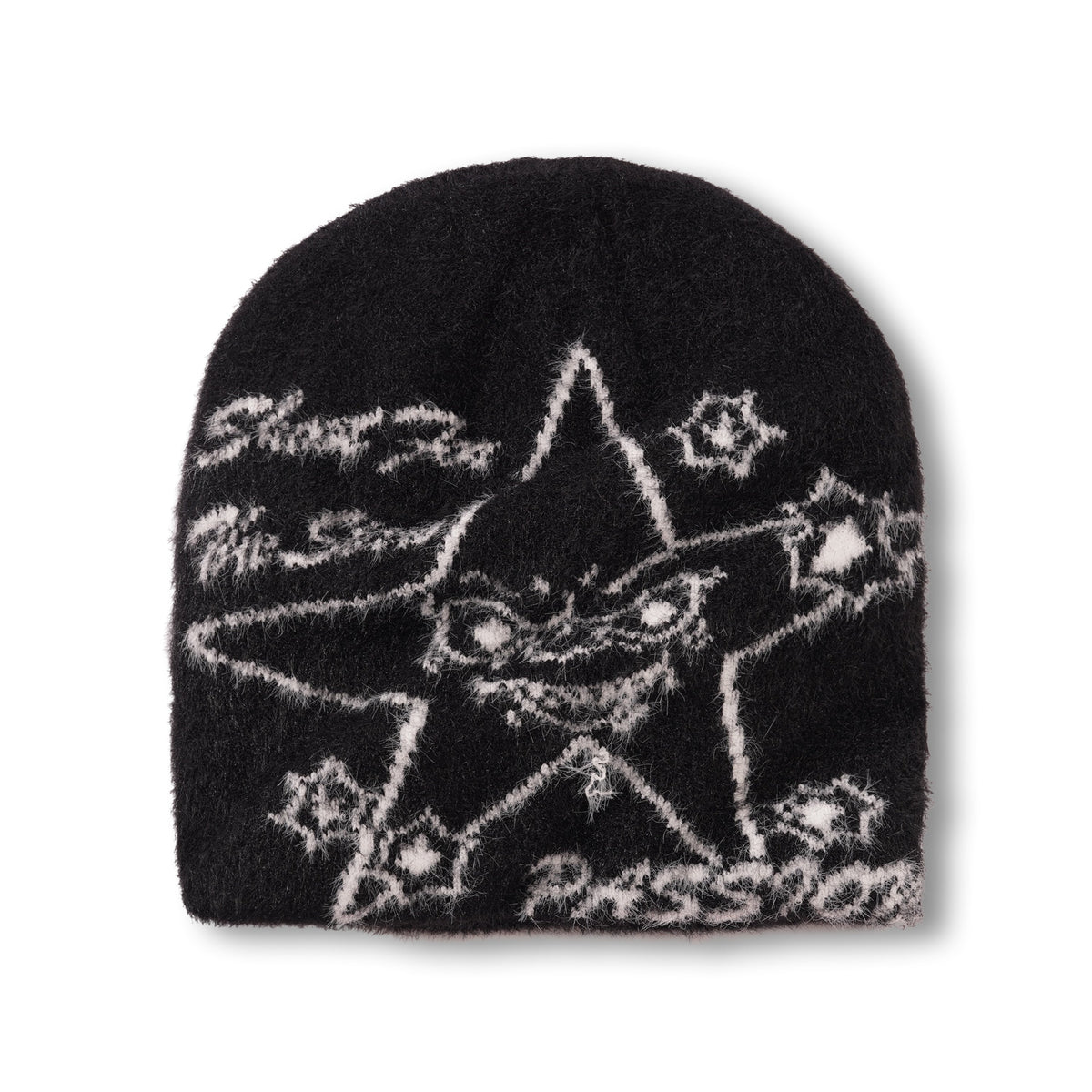 Target Practice Fohair Beanie, Black