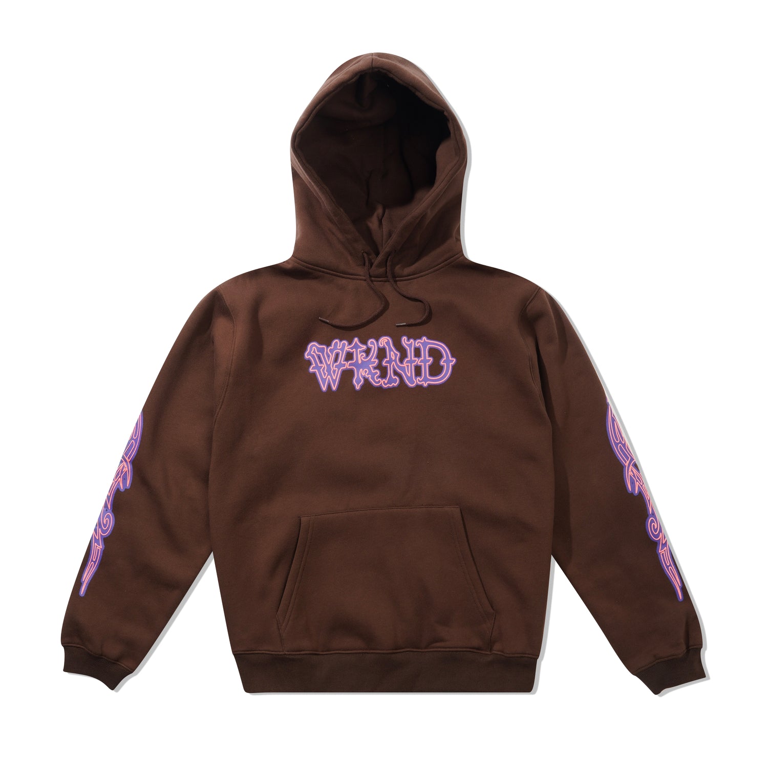 Huldra Script Hoodie, Brown