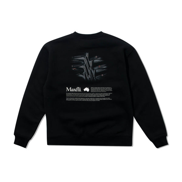 Metalwood Maxfli Aussie Blade Crewneck, Black