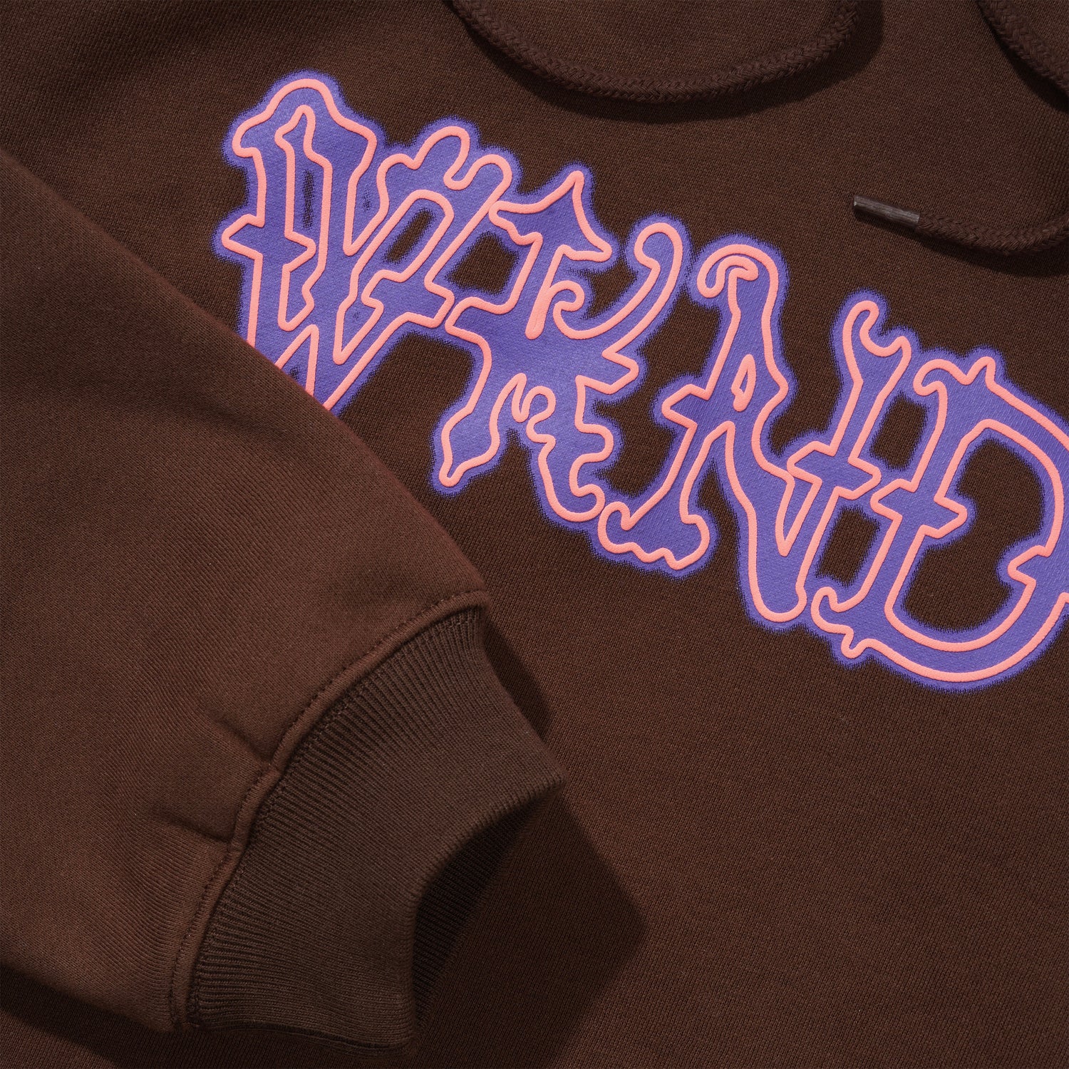 Huldra Script Hoodie, Brown