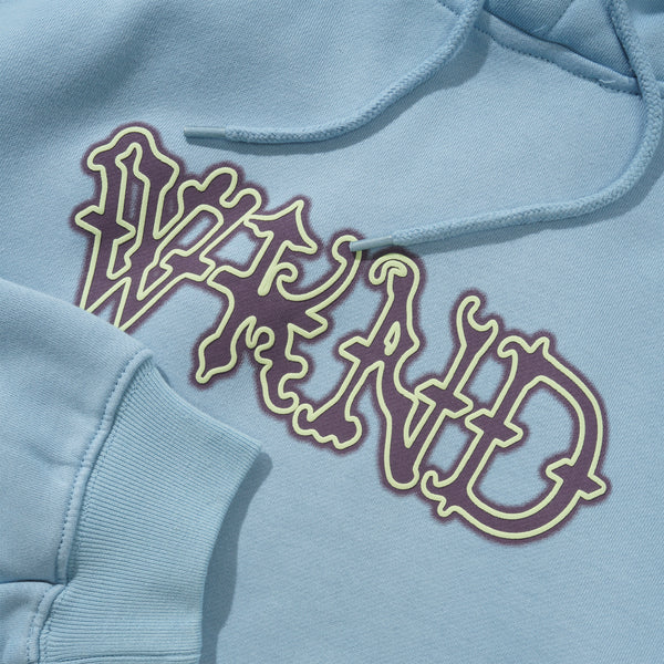 WKND Huldra Script Hoodie, Blue