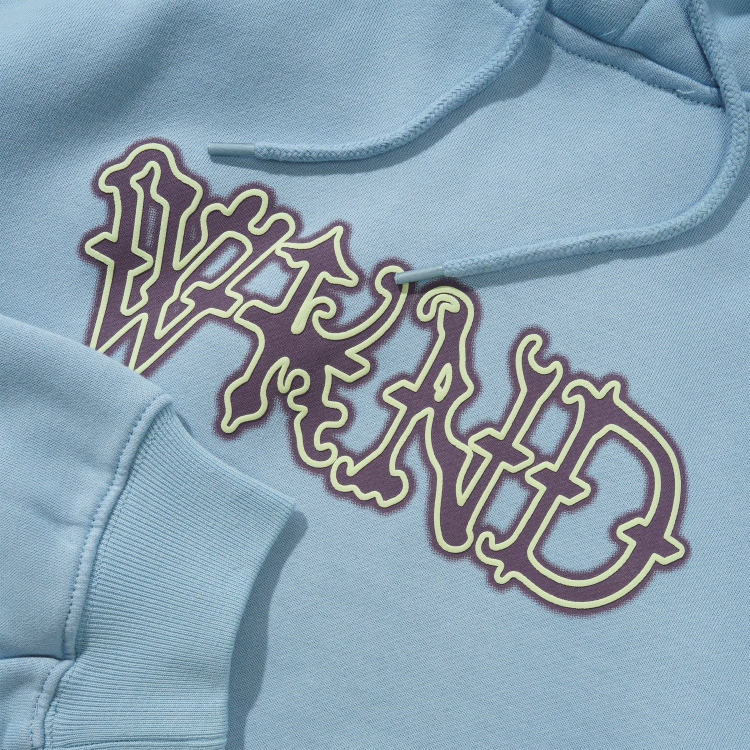 Huldra Script Hoodie, Blue