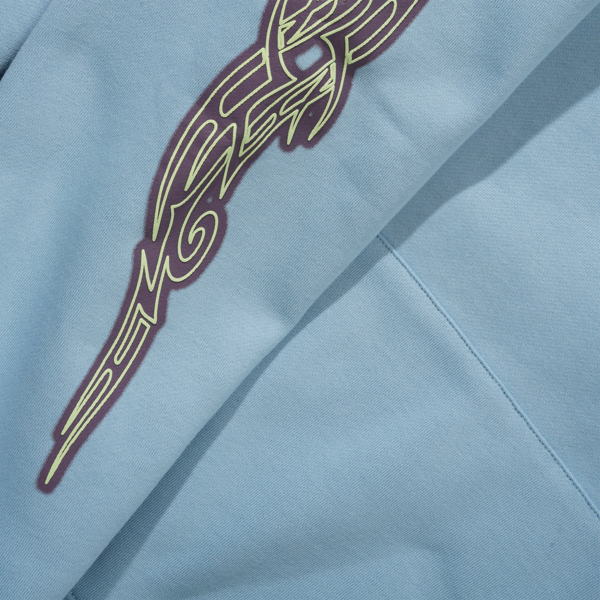 Huldra Script Hoodie, Blue