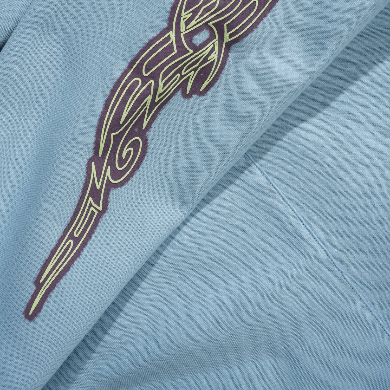 Huldra Script Hoodie, Blue
