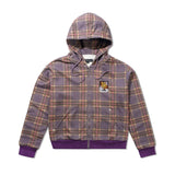 Shepherd Zip-Thru Pullover, Purple