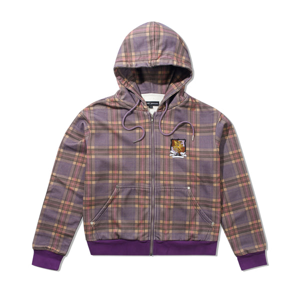 Henry Johnson Shepherd Zip-Thru Pullover, Purple