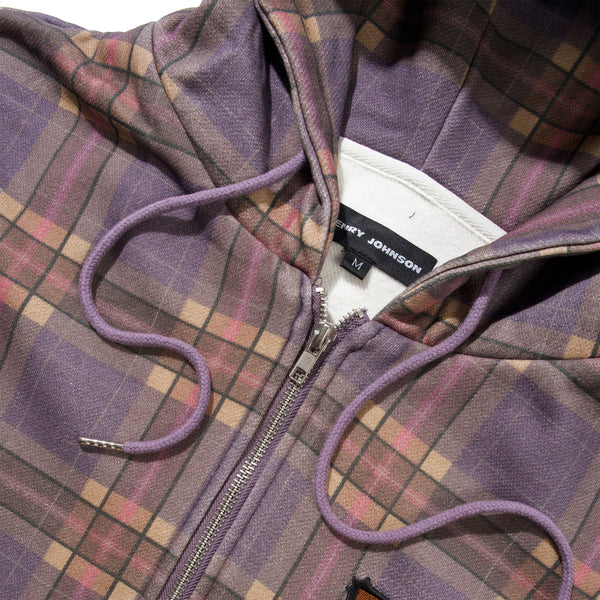 Henry Johnson Shepherd Zip-Thru Pullover, Purple