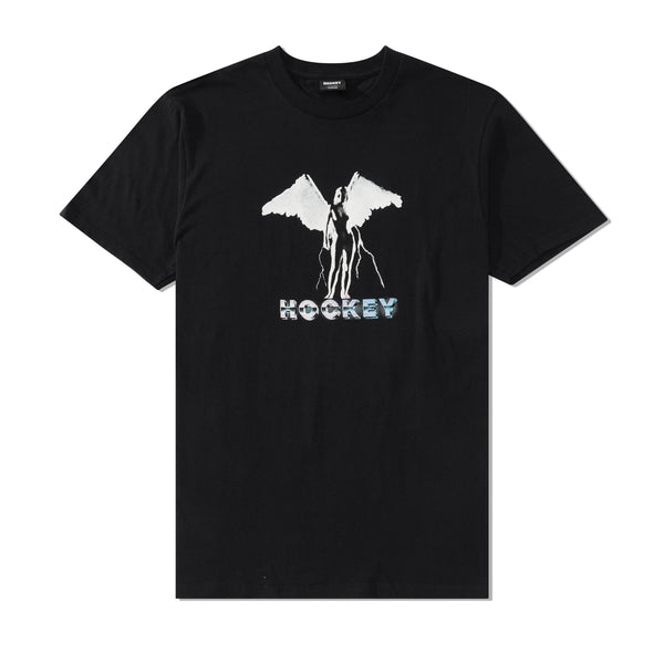 Hockey An Angel Tee, Black