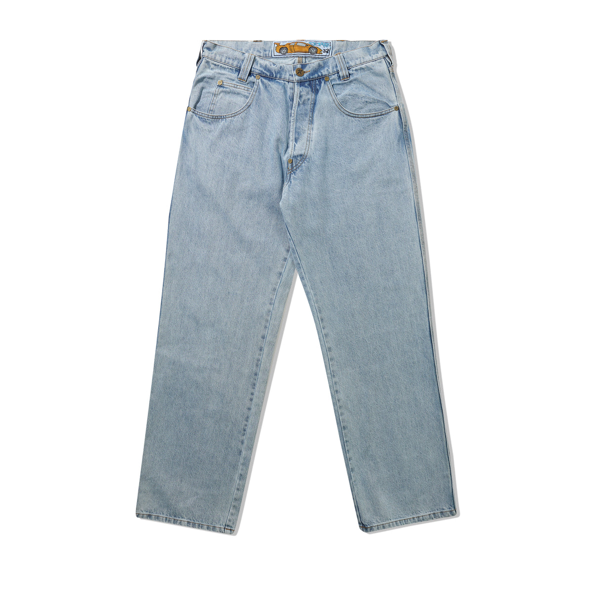 C-Star Flag Denim Jeans, Blue