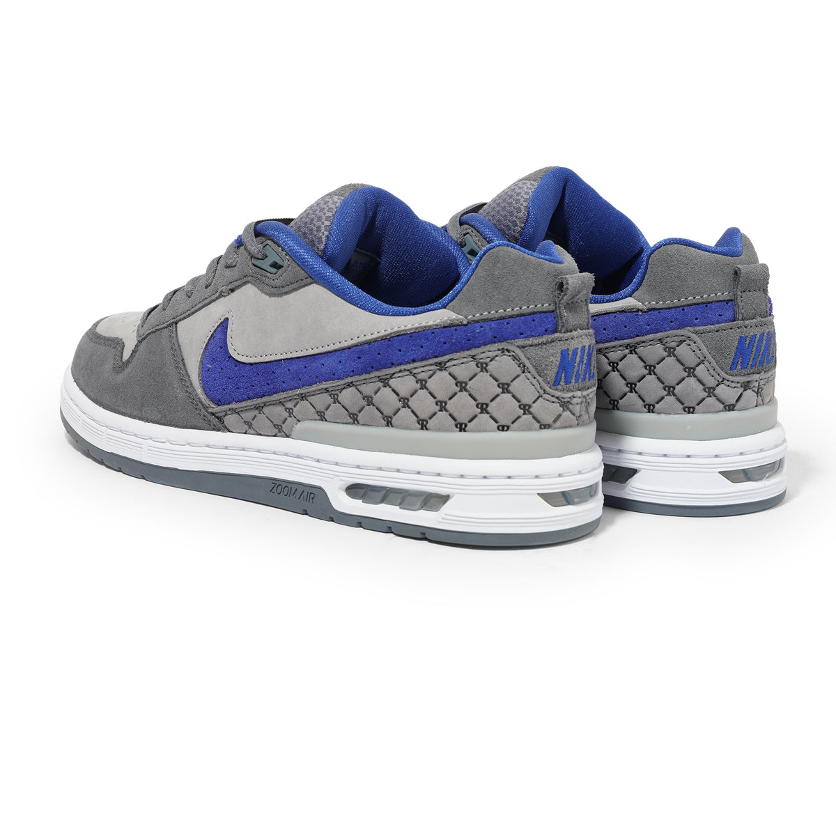 Nike SB Paul Rodriguez Zoom Air Low Dodgers, Flint Grey / Deep Royal Blue