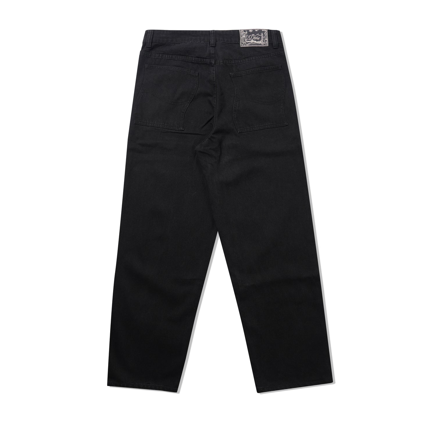 Baggy Denim Jeans, Black