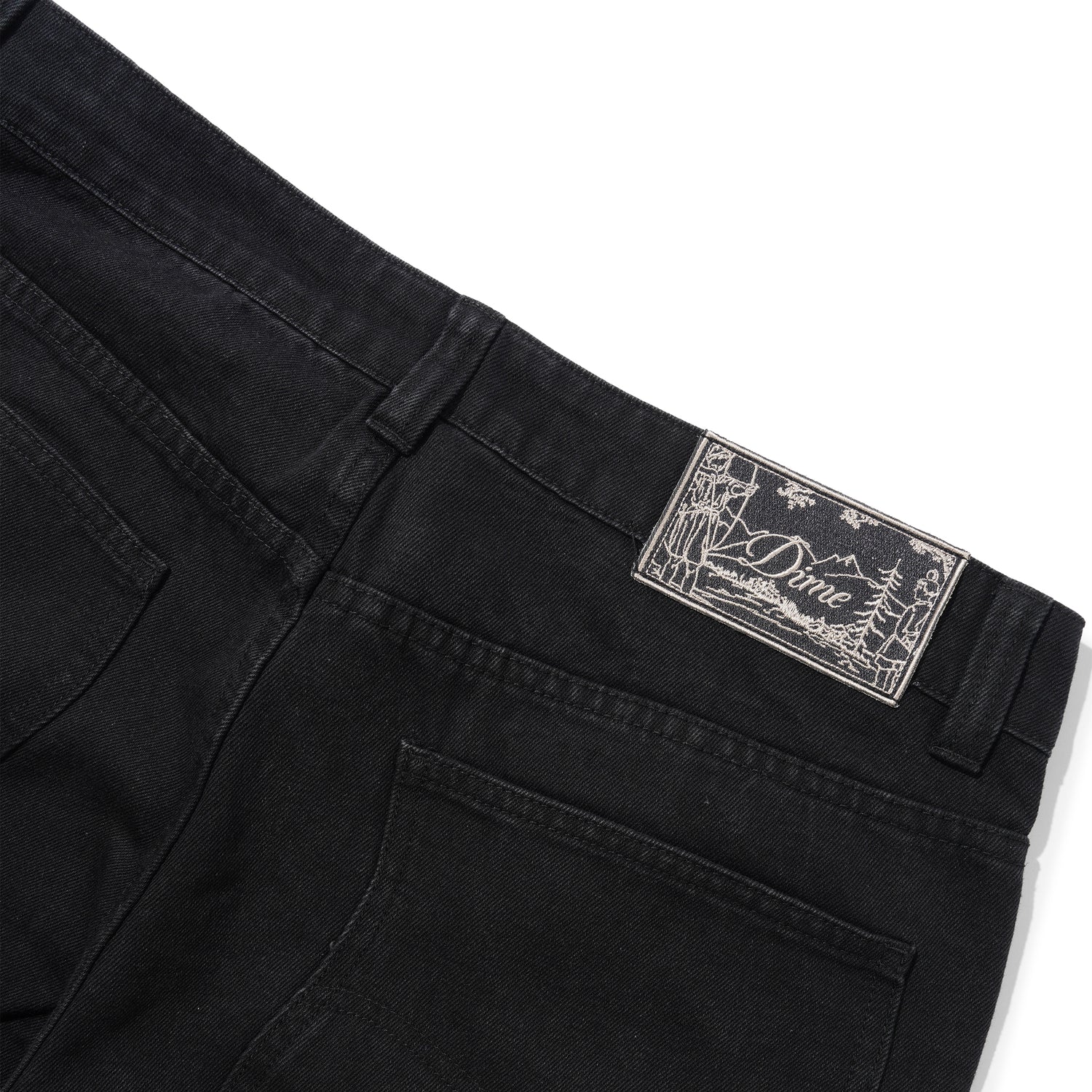 Baggy Denim Jeans, Black