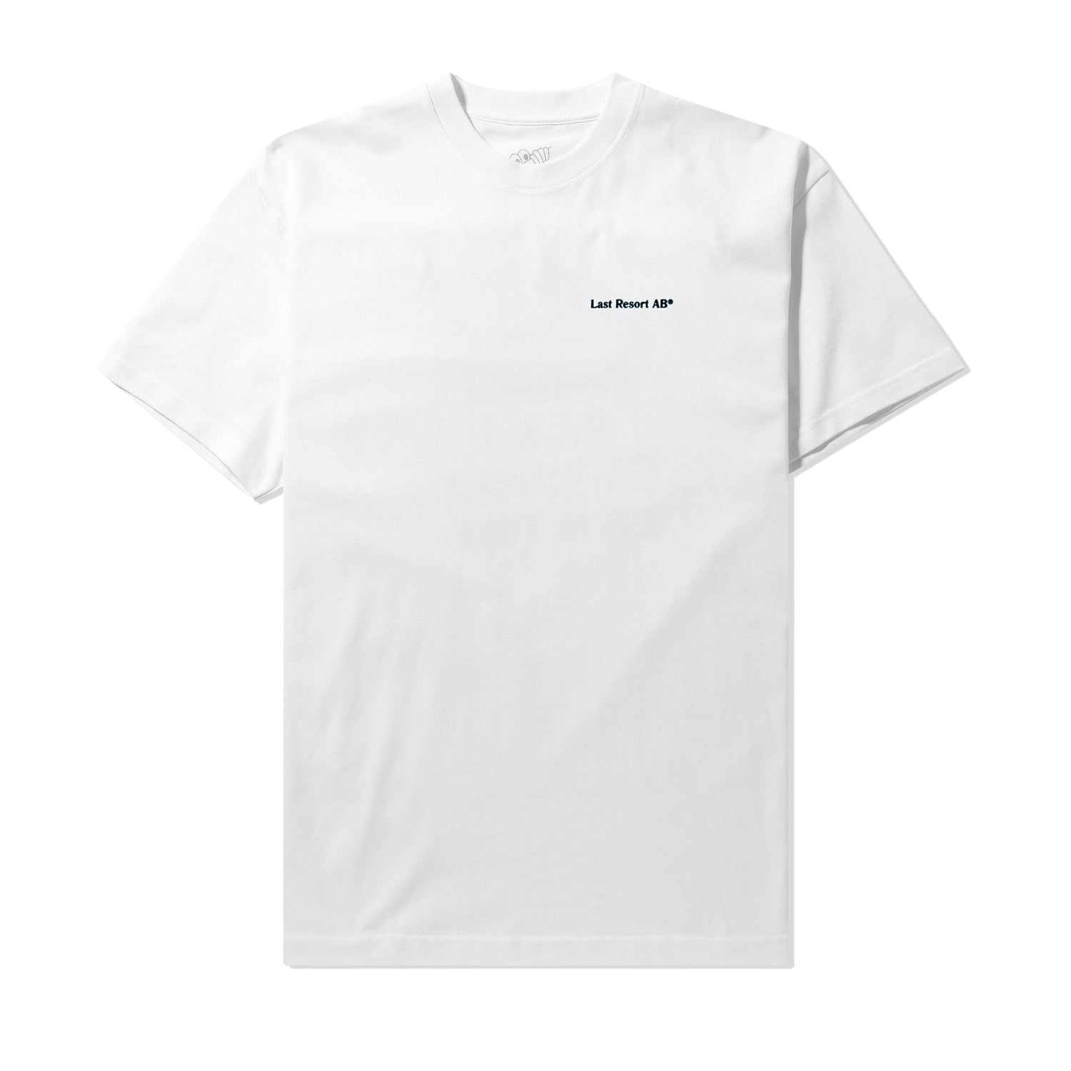 Atlas Monogram Tee, White / Black