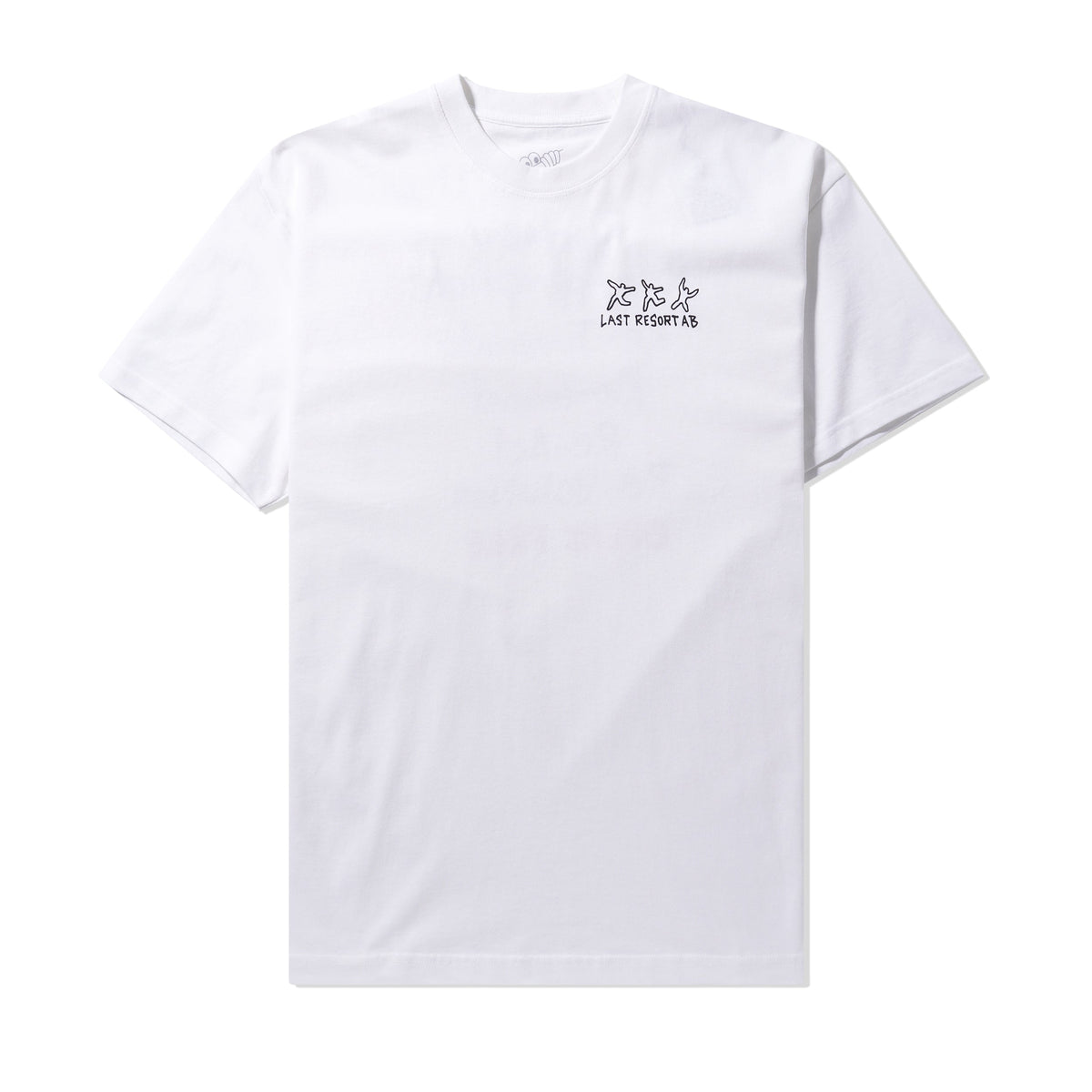 Atlas Monogram Tee, White / Black